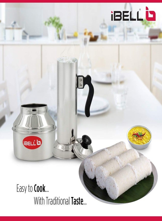 iBELL Stainless Steel Puttu Maker - Silver - Image 2